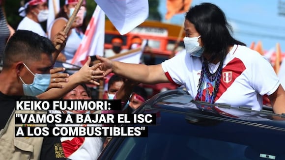 Keiko Fujimori en su visita a Iquitos: "Vamos a bajar el ISC a los combustibles"