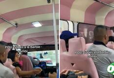 Combi peruana ambientada al estilo ‘Barbie’ se viraliza en redes sociales