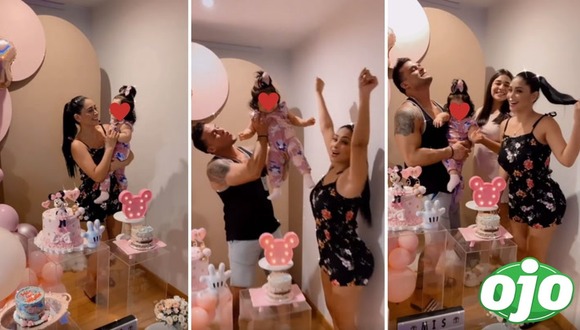 Pamela Franco y Christian Domínguez celebran 11 meses de su bebé |OJO