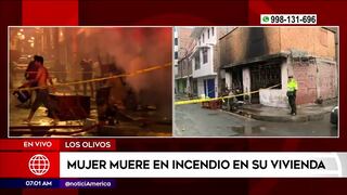 Mujer de 67 años fallece en incendio en Los Olivos (VIDEO)