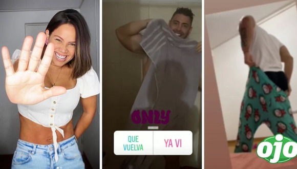 Andrea San Martín muestra a Sebastián Lizarzaburu desnudo en la ducha y en boxers | OJO