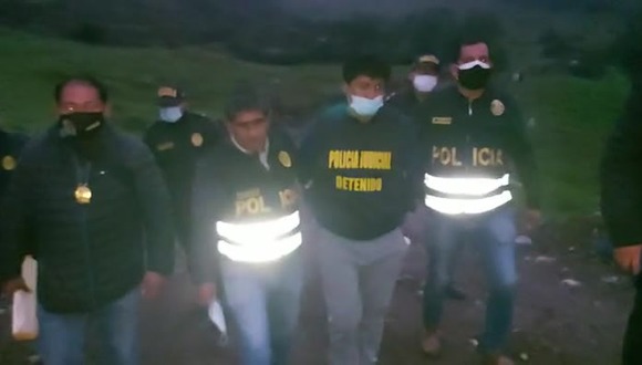 Áncash: Agentes de la Policía Judicial capturaron a Freddy Córdova Castillo (31) acusado de abusar sexualmente de su prima menor de edad y estuvo escondido durante nueve años . (Video: Cortesía Martín Paredes)