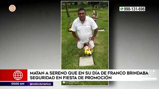 Delincuentes asesinan a sereno que trabajaba en fiesta de promoción en Santa Anita (VIDEO)
