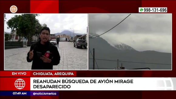 Reinician búsqueda de avión de la FAP