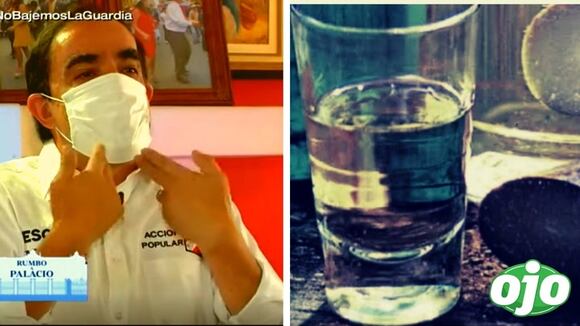 Yonhy Lescano sobre tratamiento de COVID-19 con cañazo y sal | diario OJO