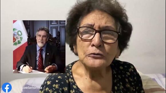 Reaparece ‘La abuela Norma’ y está muy interesada en Francisco Sagasti