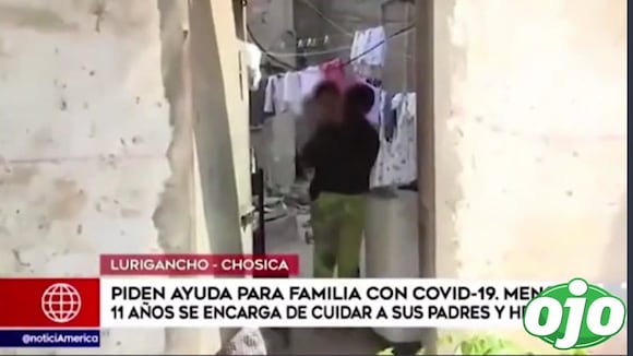 Niña de 11 años cuida a toda su familia infectada con COVID-19 | Diario OJO