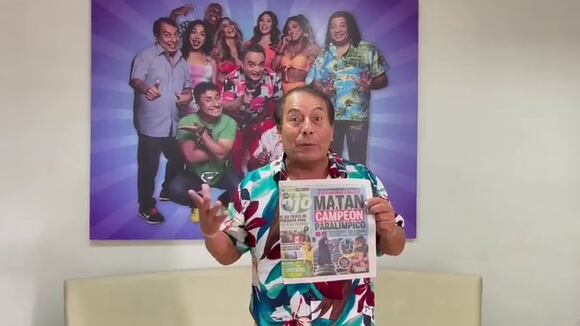 Jorge Benavides y el elenco de “JB en ATV” envía saludos a OJO