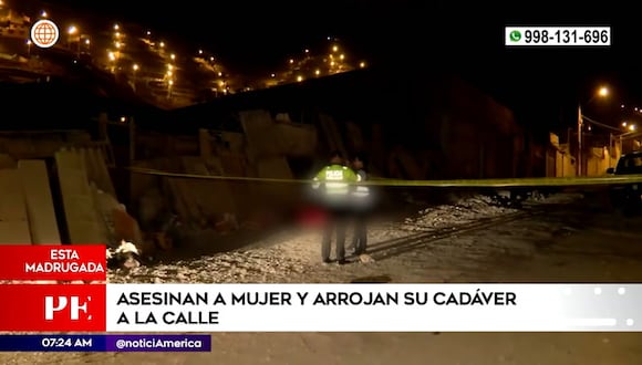 Asesinan a mujer