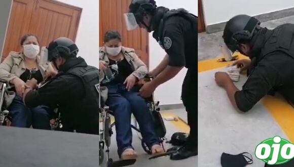 Agentes de Udex intervinieron a mujer que asaltó la clínica Anglo Americana en San Isidro - ojo