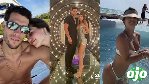 Flavia Laos y Patricio Parodi recibieron juntos el año 2021 - diario ojo