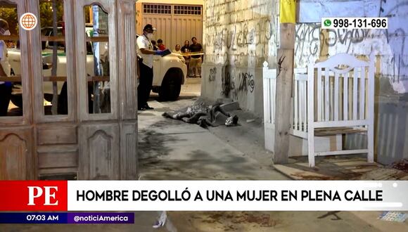 Crimen de mujer en Pachacamac