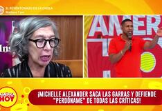 Giselo le pide a Michelle Alexander que lea el guion de su telenovela que está escribiendo: “se llama ‘Ayúdame’”