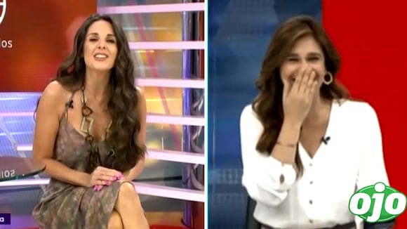 Rebeca Escribens vuelve a ser "sacada del aire" y Verónica Linares se burla de ella en el noticiero | OJO