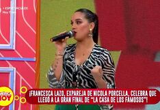 Francesca Lazo se incomoda sobre pregunta de cuánto dinero le corresponde si Nicola Porcella gana LCDLF México