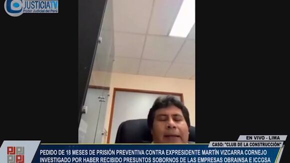 Martín Vizcarra habría recibido un último pago de coima en agosto del 2016, según el fiscal Germán Juárez Atoche. (Justicia TV)