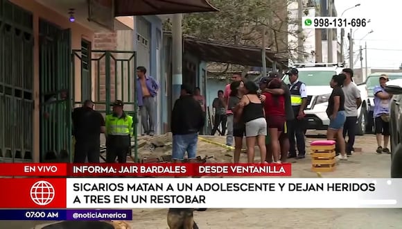 Sicarios asesinan a adolescente en Ventanilla