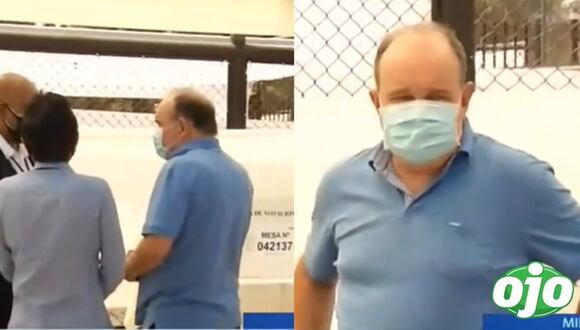 Rafael López Aliaga en local de votación | diario OJO