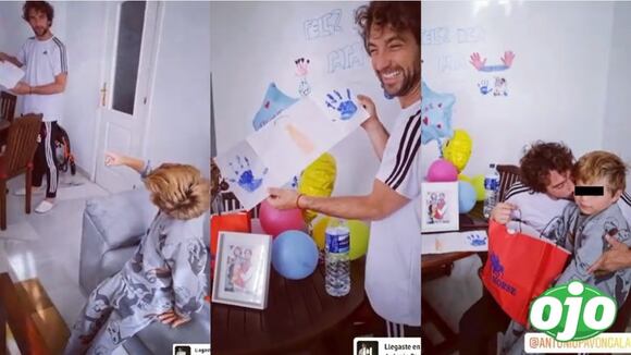 Joi Sánchez - Antonito sorprende a su Antonio Pavon por el día del padre - diario ojo
