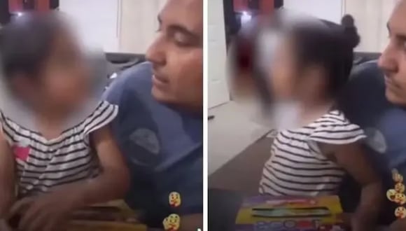 Niña jugaba al "¿Qué se siente?" con su papá en TikTok