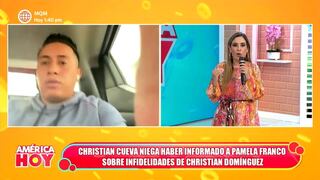 Christian Cueva le pidió a Vanessa Pumarica el número de cuenta de Pamela Franco: “le invité unas cervezas erradamente”