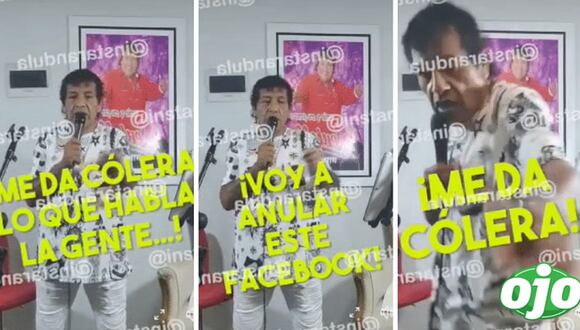 Toño Centella se molesta con sus seguidores y termina cancelando concierto virtual | OJO
