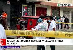 Mototaxista es asesinado a balazos por sicarios en San Juan de Lurigancho (VIDEO)