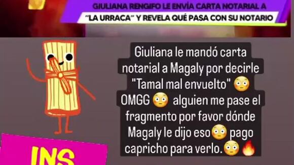 Samuel le responde a Giuliana - diario ojo