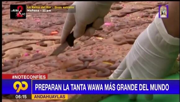Andahuaylas: preparan la Tanta Wawa más grande del mundo por el Día de Todos los Santos