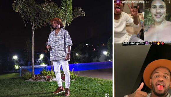 Jefferson Farfán comparte divertido momento con Paolo Guerrero y André Carrillo en Año Nuevo | OJO