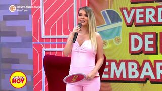 Brunella Horna hace oficial su embarazo tras su regreso a ‘América Hoy’: “No quiero llorar” (VIDEO)