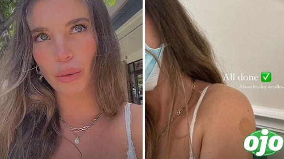 Flavia Laos se vacuna contra el COVID-19 en Miami y luego camina sin mascarilla por la calle | OJO