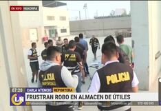Huachipa: Frustran asalto a almacén de útiles escolares (VIDEO)
