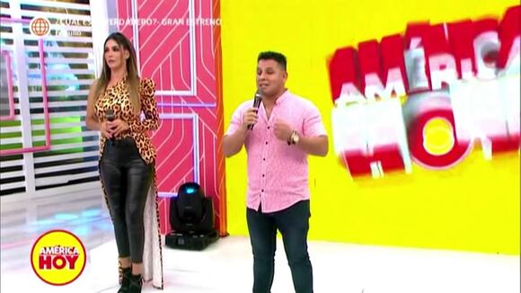 Néstor Villanueva aparece en TV junto a misteriosa joven