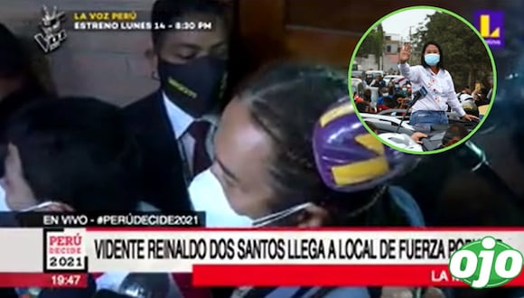 Reinaldo Dos Santos llega a la casa de Keiko Fujimori tras el Flash Electoral | ojo