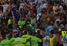 TERRIBLE BRONCA en el Brasil vs. Argentina: Messi ordena regresar a camerinos | VIDEO