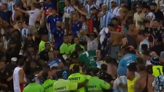 TERRIBLE BRONCA en el Brasil vs. Argentina: Messi ordena regresar a camerinos | VIDEO
