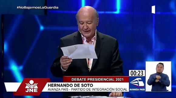 De Soto a Humala: “Usted es un hombre humilde”