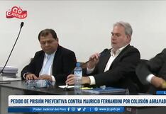 Mauricio Fernandini en audiencia judicial: “Quiero pedir perdón a mi familia” (VIDEO)