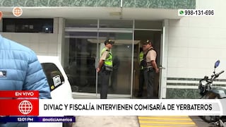 Intervienen a 8 policías de la comisaría de Yerbateros por integrar banda criminal (VIDEO)