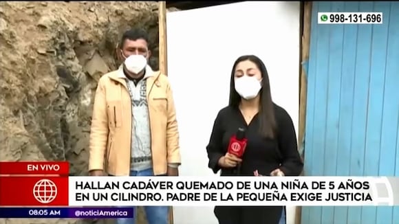 Padre de niña hallada calcinada revela la aterradora llamada que recibió | OJO