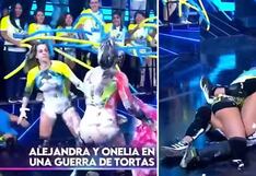 Ale Baigorria y Onelia protagonizan pelea en ‘Esto es guerra’ y terminan en el suelo