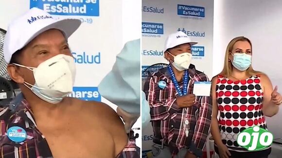 Melcochita emocionado porque logró ser vacunado - Ojo