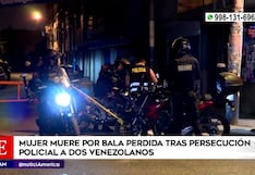 Los Olivos: Mujer fallece por una bala perdida tras persecución policial (VIDEO)