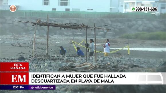 Identifican a mujer que fue descuartizada en playa de Mala
