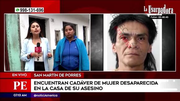 Encuentran cadáver de mujer desaparecida en la casa de su asesino en SMP