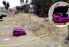 Encuentran maleta abandonada con un cuerpo en su interior en San Juan de Miraflores (VIDEO)