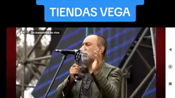 OJO | Placa de vidrio cae en la cabeza de Pocho Prieto, vocalista de Río