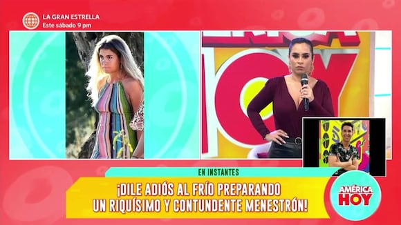 Brunella Horna sobre el muro de Shakira