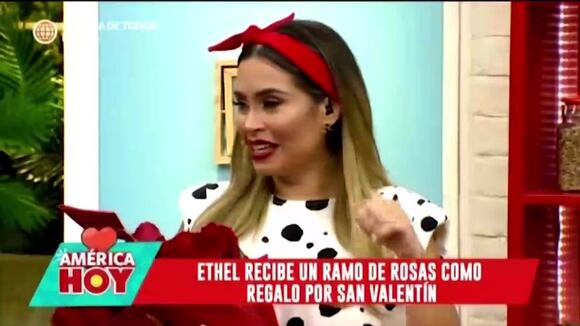 Ethel Pozo recibe sorpresa por San Valentín - Ojo